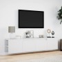 TV-Wandmöbel mit LED-Beleuchtung in Weiß 180x31x39,5 cm von , TV-Möbel - Ref: Foro24-3307954, Preis: 129,82 €, Rabatt: %