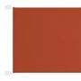 Terracotta vertical awning oxford fabric 100x1000 cm by vidaXL, Umbrellas - Ref: Foro24-148358, Price: 58,25 €, Discount: %