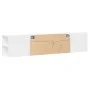 TV-Wandmöbel mit LED-Beleuchtung in Weiß 180x31x39,5 cm von , TV-Möbel - Ref: Foro24-3307954, Preis: 136,54 €, Rabatt: %