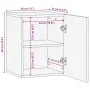 Wandschrank für Badezimmer aus massivem Mangoholz 38x34x48 cm von , Badezimmermöbel - Ref: Foro24-377537, Preis: 46,20 €, Rab...