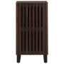 Brown mango solid wood sideboard 40x34x75 cm by , Lockers and storage cabinets - Ref: Foro24-377556, Price: 88,32 €, Discount: %