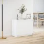 Sideboard with LED white engineered wood 72x34x61 cm by , Sideboards - Ref: Foro24-852173, Price: 69,87 €, Discount: %