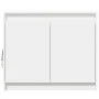 Sideboard with LED white engineered wood 72x34x61 cm by , Sideboards - Ref: Foro24-852173, Price: 69,87 €, Discount: %