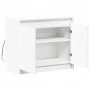 Sideboard with LED white engineered wood 72x34x61 cm by , Sideboards - Ref: Foro24-852173, Price: 69,87 €, Discount: %