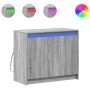 Sideboard with LED engineered wood gray Sonoma 72x34x61 cm by , Sideboards - Ref: Foro24-852178, Price: 79,69 €, Discount: %