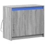 Sonoma grau Holzwerkstoff LED Anrichte 72x34x61 cm von , Sideboards - Ref: Foro24-852178, Preis: 78,44 €, Rabatt: %