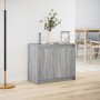 Sideboard with LED engineered wood gray Sonoma 72x34x61 cm by , Sideboards - Ref: Foro24-852178, Price: 79,69 €, Discount: %