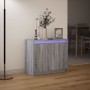 Sideboard with LED engineered wood gray Sonoma 72x34x61 cm by , Sideboards - Ref: Foro24-852178, Price: 79,69 €, Discount: %