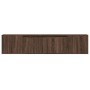 TV-Hängeelement mit LED hellbraun Eiche 180x31x39,5 cm von , TV-Möbel - Ref: Foro24-3307960, Preis: 159,90 €, Rabatt: %