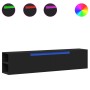 TV-Hängeelement mit LED-Licht schwarz 180x31x39,5 cm von , TV-Möbel - Ref: Foro24-3307955, Preis: 156,11 €, Rabatt: %