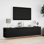 TV-Hängeelement mit LED-Licht schwarz 180x31x39,5 cm von , TV-Möbel - Ref: Foro24-3307955, Preis: 156,11 €, Rabatt: %