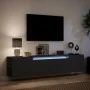 TV-Hängeelement mit LED-Licht schwarz 180x31x39,5 cm von , TV-Möbel - Ref: Foro24-3307955, Preis: 154,37 €, Rabatt: %
