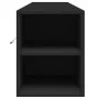 TV-Hängeelement mit LED-Licht schwarz 180x31x39,5 cm von , TV-Möbel - Ref: Foro24-3307955, Preis: 154,37 €, Rabatt: %
