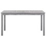 Set de comedor de jardín 5 piezas madera maciza de acacia gris de , Conjuntos de jardín - Ref: Foro24-45940, Precio: 415,53 €