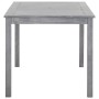 Set de comedor de jardín 5 piezas madera maciza de acacia gris de , Conjuntos de jardín - Ref: Foro24-45940, Precio: 415,53 €