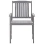Garden dining set 5 pieces solid acacia gray wood by , Garden sets - Ref: Foro24-45940, Price: 429,90 €, Discount: %