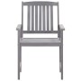 Set de comedor de jardín 5 piezas madera maciza de acacia gris de , Conjuntos de jardín - Ref: Foro24-45940, Precio: 415,53 €