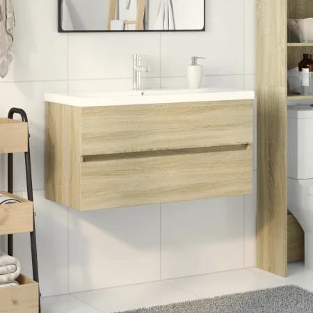 Badezimmermöbel Set 2 Stück Keramik und Holzwerkstoff von , Badezimmermöbel - Ref: Foro24-3307664, Preis: 285,38 €, Rabatt: %
