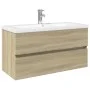 Badezimmermöbel Set 2 Stück Keramik und Holzwerkstoff von , Badezimmermöbel - Ref: Foro24-3307664, Preis: 285,38 €, Rabatt: %