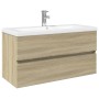 Badezimmermöbel Set 2 Stück Keramik und Holzwerkstoff von , Badezimmermöbel - Ref: Foro24-3307664, Preis: 291,53 €, Rabatt: %