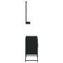 Badmöbel Set 2 Stück schwarzes Holzwerkstoff von , Badezimmermöbel - Ref: Foro24-3214334, Preis: 84,95 €, Rabatt: %