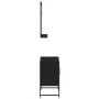 Bathroom furniture set 2 pcs black engineered wood by , Bathroom furniture - Ref: Foro24-3214334, Price: 86,31 €, Discount: %