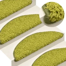 Stair treads mats 15 pcs green 56x17x3 cm by , Stair mats - Ref: Foro24-322382, Price: 74,17 €, Discount: %