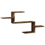 Estante de pared madera ingeniería roble ahumado 104x15x49 cm de , Estantes y estanterías - Ref: Foro24-853204, Precio: 22,71 €