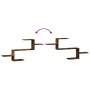 Eiche geräuchert Holzwerkstoff-Wandregal 104x15x49 cm von , Regale und Regale - Ref: Foro24-853204, Preis: 26,10 €, Rabatt: %