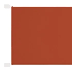 Toldo vertical terracota tela oxford 100x1200 cm de vidaXL, Sombrillas - Ref: Foro24-148359, Precio: 65,49 €, Descuento: %