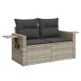 Garden sofa set 11 pcs. and cushions synthetic rattan gray by , Garden sets - Ref: Foro24-3268152, Price: 794,03 €, Discount: %