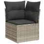 Garden sofa set 11 pcs. and cushions synthetic rattan gray by , Garden sets - Ref: Foro24-3268152, Price: 794,03 €, Discount: %