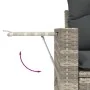 Garden sofa set 11 pcs. and cushions synthetic rattan gray by , Garden sets - Ref: Foro24-3268152, Price: 794,03 €, Discount: %