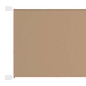 Vertical awning taupe gray oxford fabric 60x1200 cm by vidaXL, Umbrellas - Ref: Foro24-148401, Price: 42,70 €, Discount: %