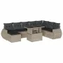 Set garden furniture 9 pcs. and cushions light gray synthetic rattan by , Garden sets - Ref: Foro24-3268732, Price: 675,54 €,...