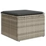 Set garden furniture 9 pcs. and cushions light gray synthetic rattan by , Garden sets - Ref: Foro24-3268732, Price: 675,54 €,...