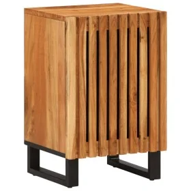 Bathroom cabinet solid acacia wood 38x34x58 cm by , Bathroom furniture - Ref: Foro24-377540, Price: 69,88 €, Discount: %