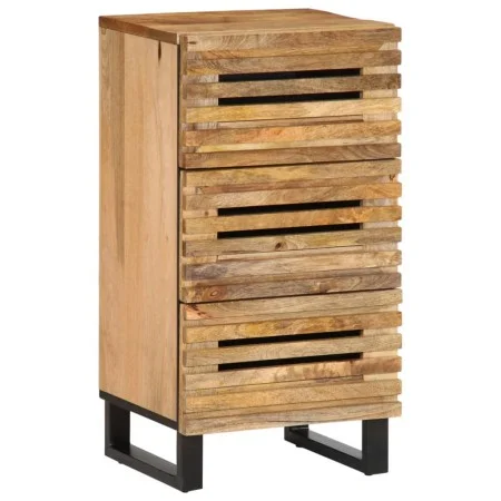 Solid wood sideboard in rough mango wood 40x34x75 cm by , Lockers and storage cabinets - Ref: Foro24-377549, Price: 133,43 €,...