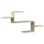 Estante de pared madera ingeniería roble Sonoma 104x15x49 cm de , Estantes y estanterías - Ref: Foro24-853202, Precio: 27,00 ...