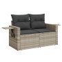Set garden furniture 9 pcs. and cushions light gray synthetic rattan by , Garden sets - Ref: Foro24-3268102, Price: 643,47 €,...