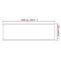 Vertikalmarkise taupegrauer Oxfordstoff 100x1000 cm von vidaXL, Sonnenschirme - Ref: Foro24-148407, Preis: 43,55 €, Rabatt: %