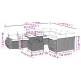 Garden sofa set 10 pieces with light gray synthetic rattan cushions by , Garden sets - Ref: Foro24-3268762, Price: 816,81 €, ...
