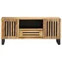 TV-Ständer Mangoholz massiv roh 100x34x46 cm von , CD- und DVD-Speicher - Ref: Foro24-377504, Preis: 83,66 €, Rabatt: %