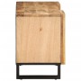 TV-Ständer Mangoholz massiv roh 100x34x46 cm von , CD- und DVD-Speicher - Ref: Foro24-377504, Preis: 84,48 €, Rabatt: %
