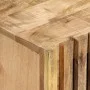 Solid rough mango wood TV stand 100x34x46 cm by , CD and DVD storage - Ref: Foro24-377504, Price: 83,66 €, Discount: %