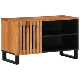 TV-Ständer aus massivem Akazienholz 80x34x46 cm von , CD- und DVD-Speicher - Ref: Foro24-377510, Preis: 78,49 €, Rabatt: %