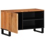 TV-Ständer aus massivem Akazienholz 80x34x46 cm von , CD- und DVD-Speicher - Ref: Foro24-377510, Preis: 79,50 €, Rabatt: %
