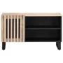 Solid mango wood TV stand 80x34x46 cm by , CD and DVD storage - Ref: Foro24-377512, Price: 62,93 €, Discount: %
