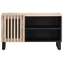 TV-Ständer aus massivem Mangoholz 80x34x46 cm von , CD- und DVD-Speicher - Ref: Foro24-377512, Preis: 63,59 €, Rabatt: %