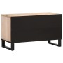 TV-Ständer aus massivem Mangoholz 80x34x46 cm von , CD- und DVD-Speicher - Ref: Foro24-377512, Preis: 63,59 €, Rabatt: %